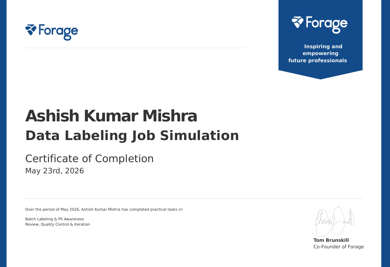 Forage Data Labeling
