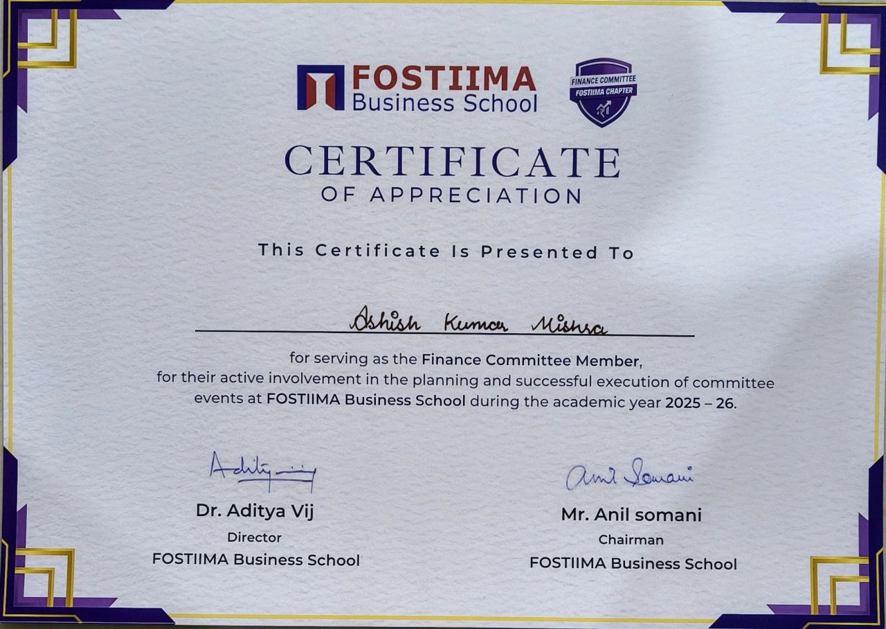 FOSTIIMA Finance Committee