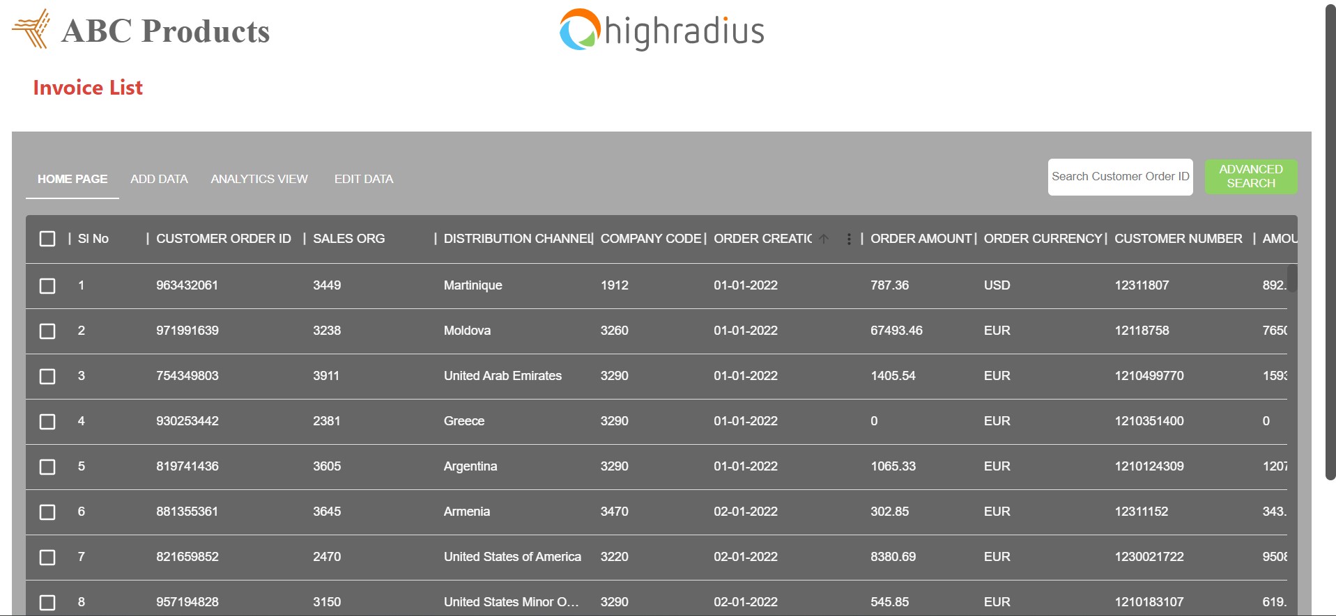 Invoice Management