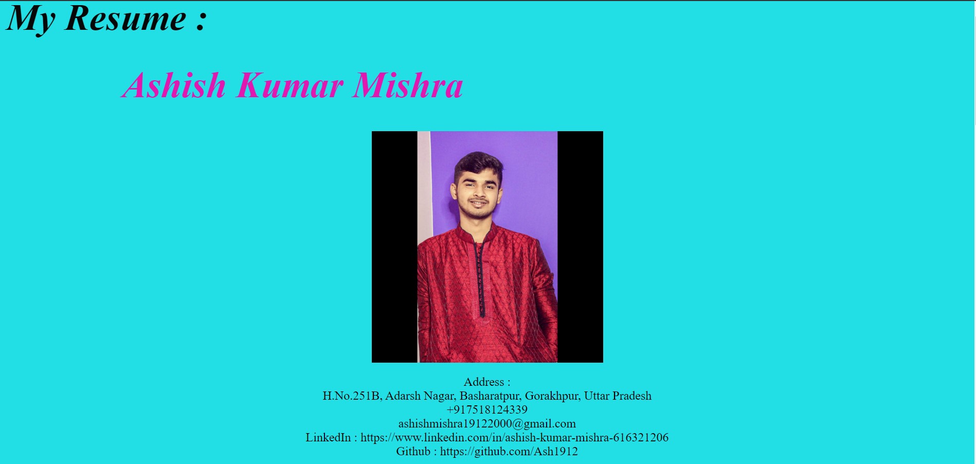 Ashish Portfolio